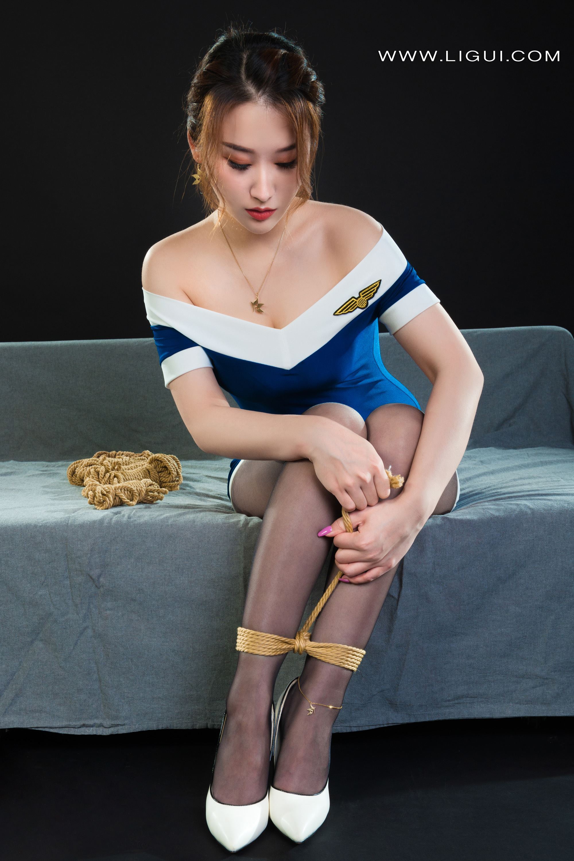 Ligui丽柜 2022.04.07 网络丽人 Model 淼淼